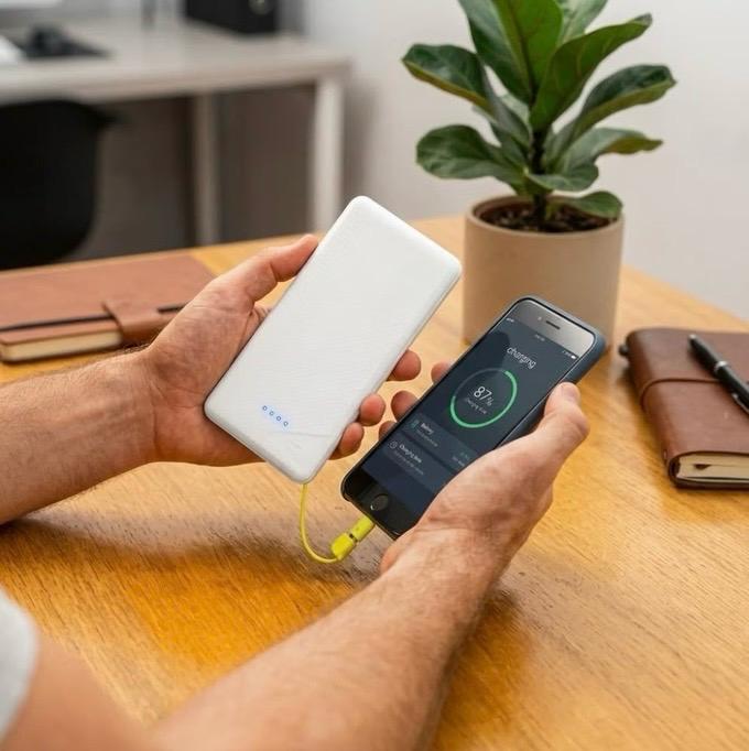 Carregador Portatil Power Bank Pincn 10000mah Usb Tipo-C e IOS