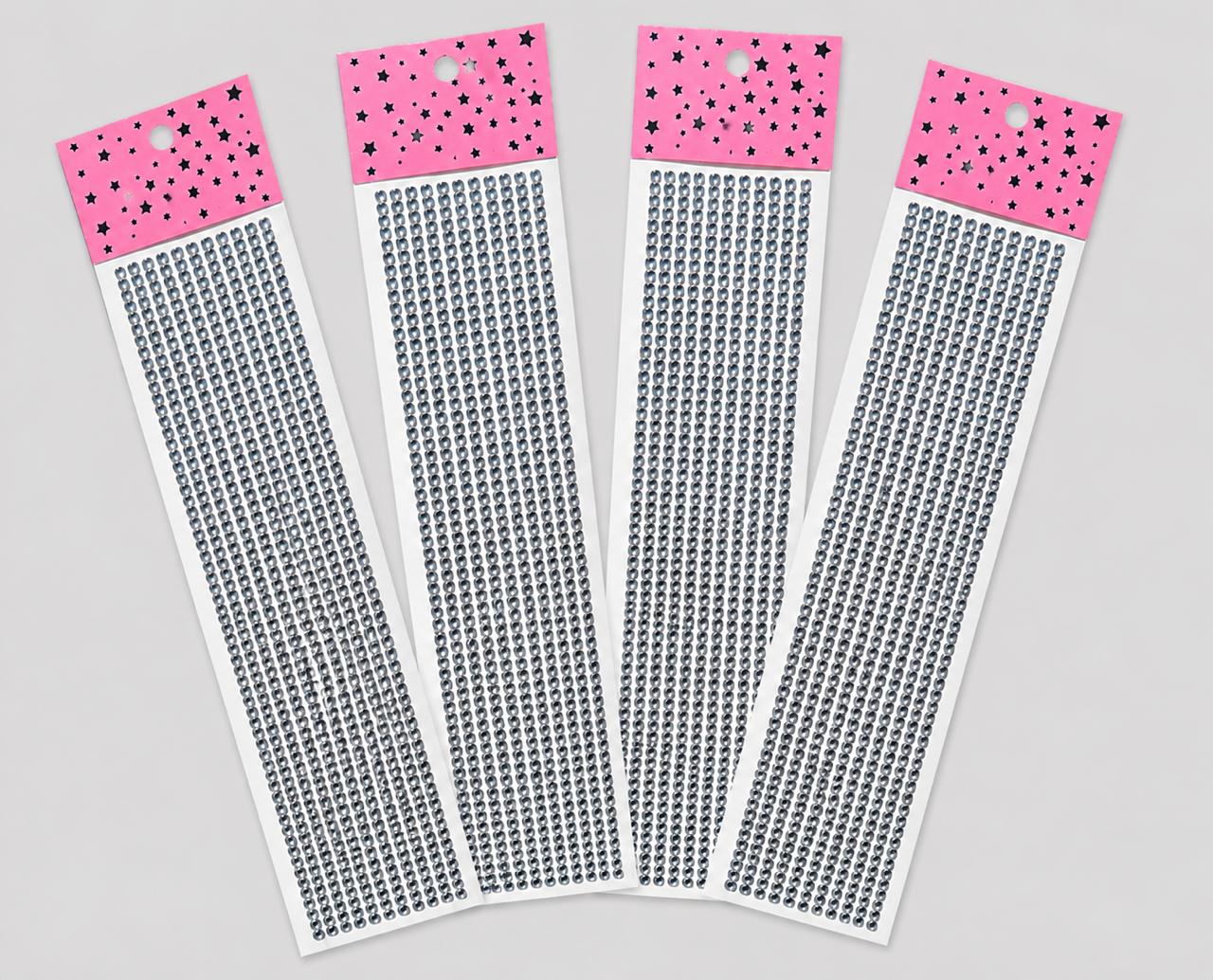 4 Cartelas 2772 Chatons Prata 4mm