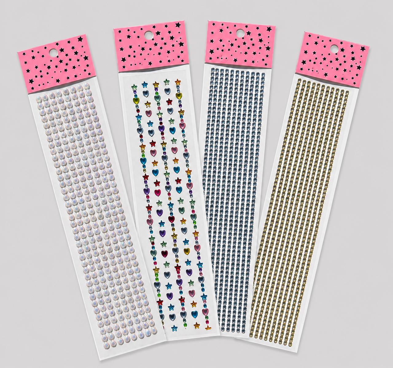 Chaton Strass Adesivo Kit 4 Cartelas Premium
