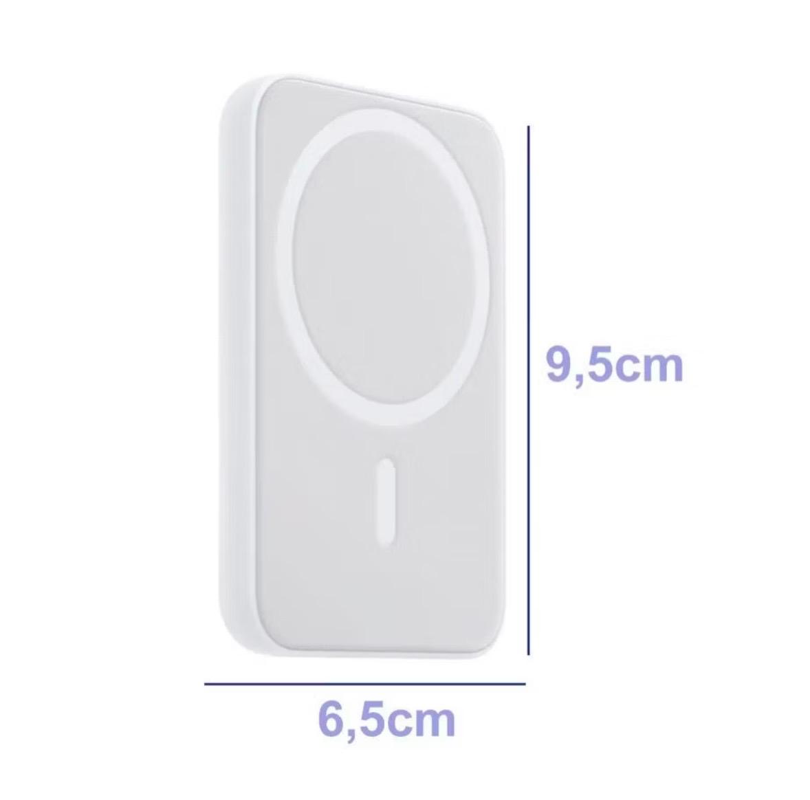 Power Bank 10000mah Carregador Magnético P/ Indução Sem Fio
