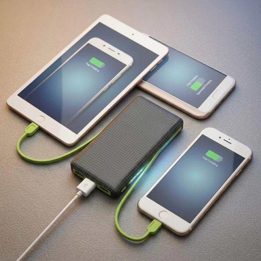 Carregador Portatil Power Bank Pincn 10000mah Usb Tipo-C e IOS