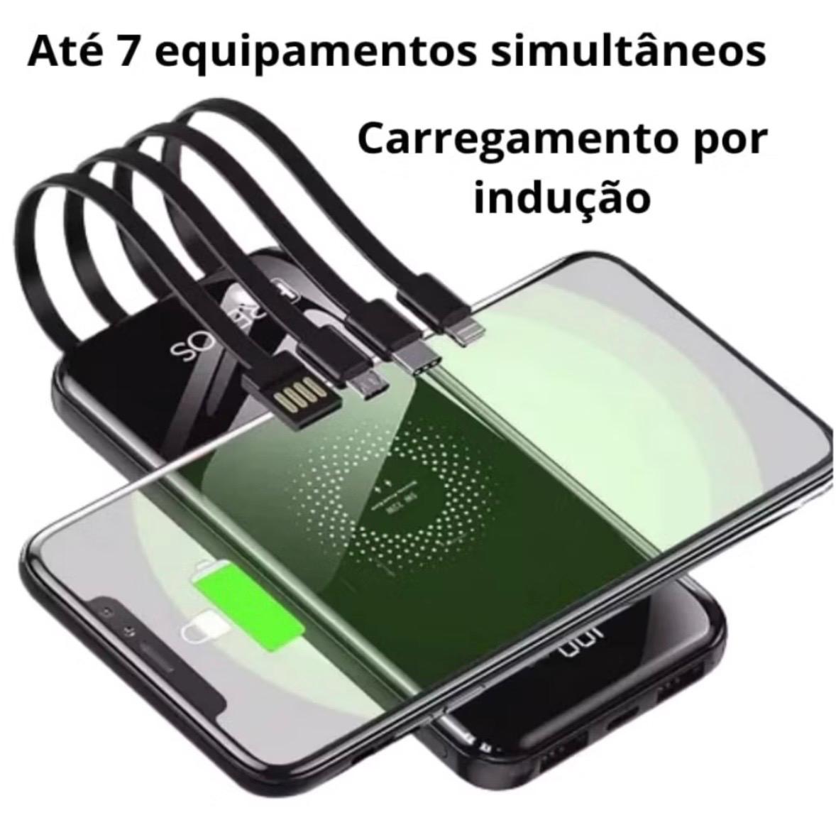 Power Bank Potência e Carga Rápida Peining Compatibilidade Universal Wup-377 10000mah Multicarregamento