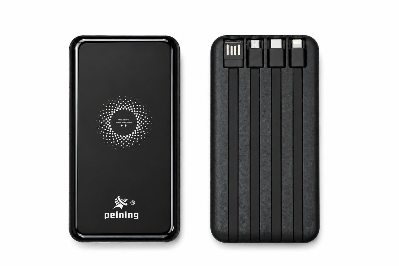 Power Bank Potência e Carga Rápida Peining Compatibilidade Universal Wup-377 10000mah Multicarregamento