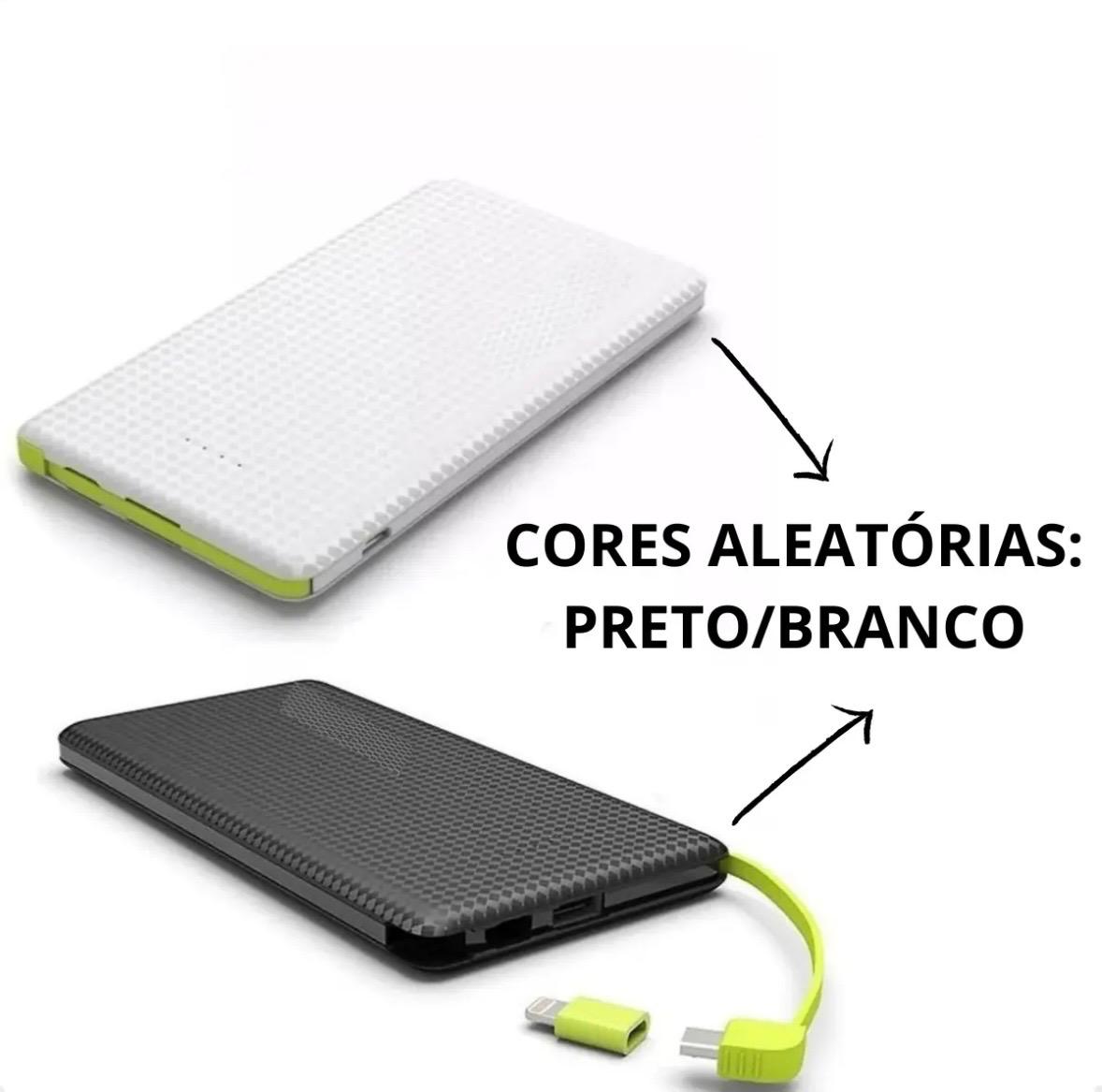 Carregador Portatil Power Bank Pincn 10000mah Usb Tipo-C e IOS