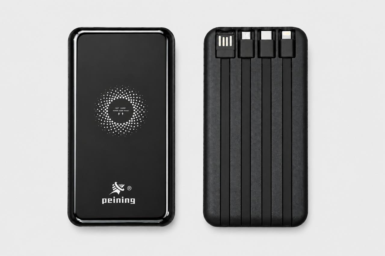 Power Bank Potência e Carga Rápida Peining Compatibilidade Universal Wup-377 10000mah Multicarregamento